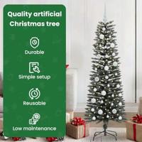 VidaXL Kunstkerstboom met 150 led groen 120 cm pvc en plastic en staal - thumbnail