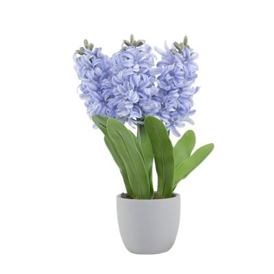 Kunstbloemen hyacint blauw 28xH41cm