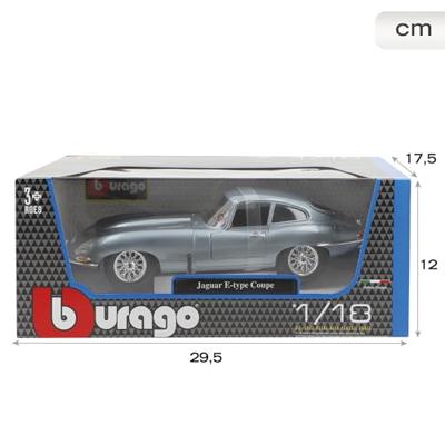 Auto Bburago GT-Jaguar "E" Coupe (1961) 1:18