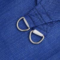 VidaXL Zonnezeil 160 g/m² 2x2,5 m hdpe blauw - thumbnail