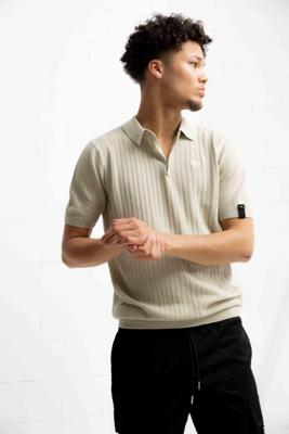 Quotrell Jay Knitted Polo Heren Groen - Maat XL - Kleur: Groen | Soccerfanshop