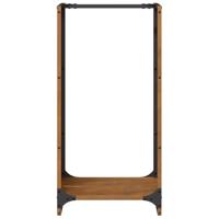 Brandhoutrek 40x30x80 cm weervast staal - thumbnail