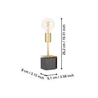 Stars of Light Gouden tafelampCarmita met marmeren voet - 390168 - thumbnail