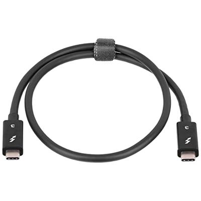 Akyga USB-kabel Thunderbolt stekker, Thunderbolt stekker 0.50 m Zwart AK-USB-33 - thumbnail
