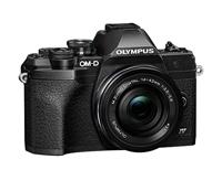 Olympus OM-D E-M10 Mark IV Micro Four-Thirds-systeemcamera-kit, 20 MP sensor, 5-assige beeldstabilisatie, krachtige AF, wifi, zwart incl. M.Zuiko Digital ED 14-42 mm F3.5-5.6 EZ Pancake zwart - thumbnail