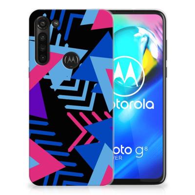 Motorola Moto G8 Power | TPU Hoesje | Funky Triangle