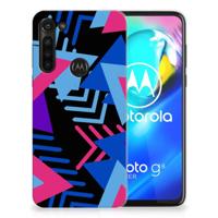 Motorola Moto G8 Power | TPU Hoesje | Funky Triangle - thumbnail