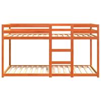 Stapelbed massief grenenhout wasbruin 90x200 cm - thumbnail