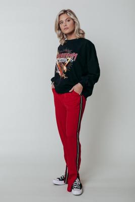 Colourful Rebel Bohemian Riders Trui  Zwart Dames - Loose Fit - Katoen