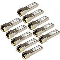 PAQUET DE 10 SFP GIGABIT RJ45 EN CUIVRE COMPATIBLE HP J8177C - thumbnail