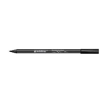 Brushpen edding 4200 porselein zwart Brushpen edding 4200 porselein zwart