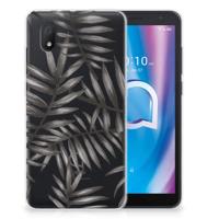 Alcatel 1B (2020) | TPU Case | Leaves Grey - thumbnail