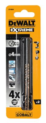 DeWalt Accessoires HSS INDUSTRIAL COBALT Metaalboor 4.0mm - DT4904-QZ