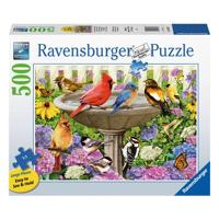 Ravensburger legpuzzel bij het vogelbadje, 500st. - thumbnail