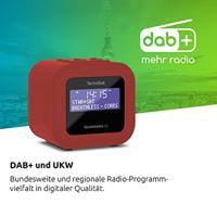 TechniSat TECHNIRADIO 40 Wekkerradio DAB+, VHF (FM) Acculaadfunctie Rood - thumbnail