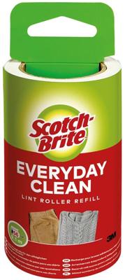 Scotch-Brite pluizenkleefroller navulling, 56 vellen Scotch-Brite pluizenkleefroller navulling, 56 vellen