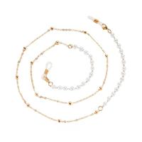 LGT JWLS Rosegoudkleurige Zonnebrilkoord voor Dames - met Kralen - thumbnail