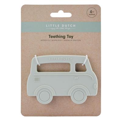 Little Dutch Siliconen Bijtring Bus Groen Little Dutch Siliconen Bijtring Bus Groen
