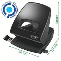 Leitz NeXXt Recycle perforator, zwart - thumbnail
