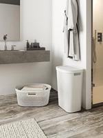 Curver infinity wasbox dots 60 liter wit - thumbnail