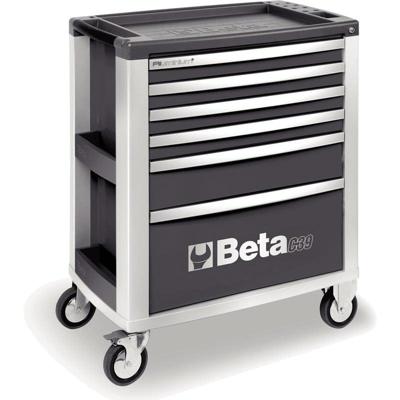Beta C39/6 Grijs Gereedschapswagen, met zes laden - 039000032 Beta C39/6 Grijs Gereedschapswagen, met zes laden - 039000032