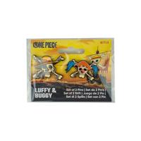 One Piece Pins 2-Pack Luffy & Buggy - thumbnail