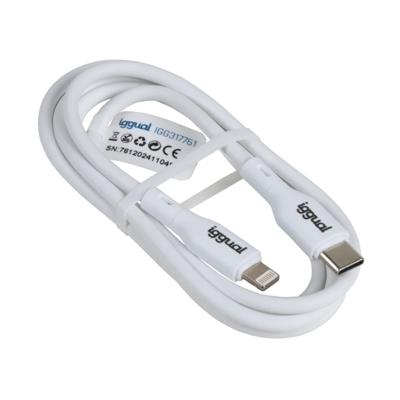 Kabel USB-C naar Lightning iggual IGG317761 Kabel USB-C naar Lightning iggual IGG317761