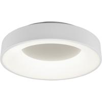 LED Plafondlamp - Plafondverlichting - Trion Gurano - 27W - Natuurlijk Wit 4000K - Dimbaar - Rond - Mat Wit - Aluminium - thumbnail