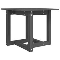 Salontafel 50x50x45 cm massief grenenhout grijs - thumbnail