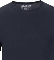 Slater Basic Fit T-Shirt Round Neck Blue Two Pack (7510) - thumbnail
