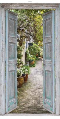 Tuindoek deur steeg 170x90cm Customize-it - Customize it