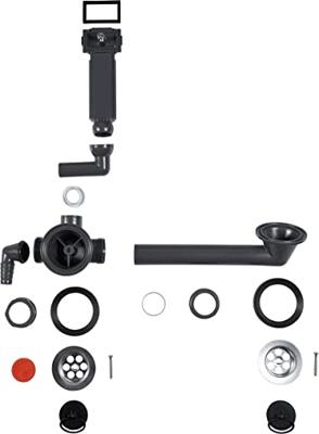 Cornat Sifon + Overloop Spoelbak 6/4 (407) - T354404R Cornat Sifon + Overloop Spoelbak 6/4 (407) - T354404R