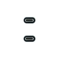 USB-C-kabel NANOCABLE 10.01.4301-L150 Zwart 1,5 m 4K Ultra HD (1 Stuks) - thumbnail