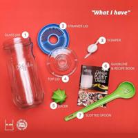 Kefirko Melk en water kefir maker 900 ml. - thumbnail