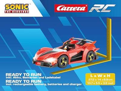 Sonic the Hedgehog Cart RC remote-controlled car 1/18 2.4GHz Shadow Performance - thumbnail
