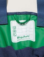Playshoes regenbroek bretels fleece gevoerd Uni Groen-104 - thumbnail