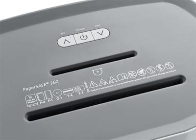 Dahle PS 260 Papierversnipperaar 12 vellen Cross cut 4 x 12 mm P-4 25 l Ook geschikt voor Nietjes, Creditcards, Paperclips, CDs, DVDs