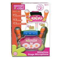 Bontempi stage microfoon roze - thumbnail