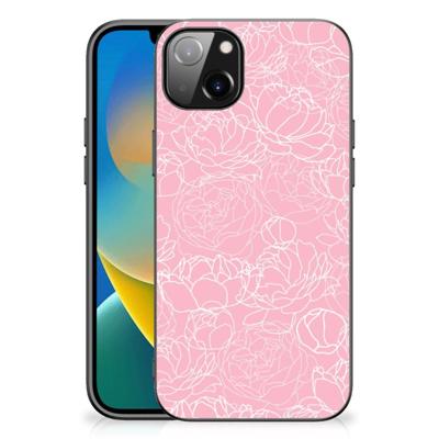 iPhone 14 Plus Bloemen Hoesje White Flowers