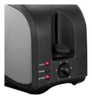 Tristar BR-1022 Broodrooster Zwart/RVS - thumbnail