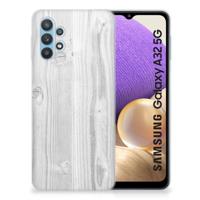 Samsung Galaxy A32 5G | Bumper Hoesje | White Wood - thumbnail