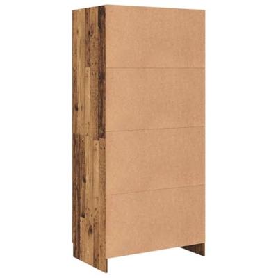 Kledingkast Anders Oud Hout 82.5 x 51.5 x 180 cm Bewerkt hout