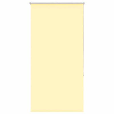 VidaXL Rolgordijn verduisterend 75x175 cm stofbreedte 70,7cm geel