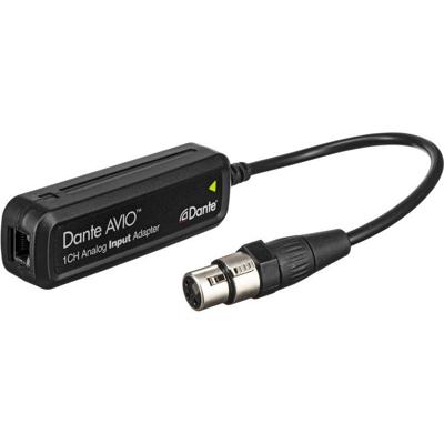 Dante Avio analog input adapter 1x0 XLR