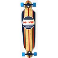 Skatebord oldschool retro board black - thumbnail