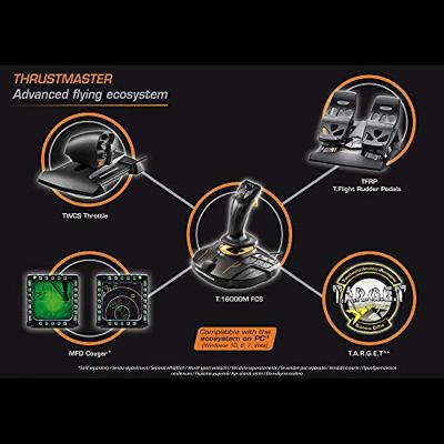 Gaming afstandsbediending Thrustmaster T-16000M FCS Flight Pack Zwart