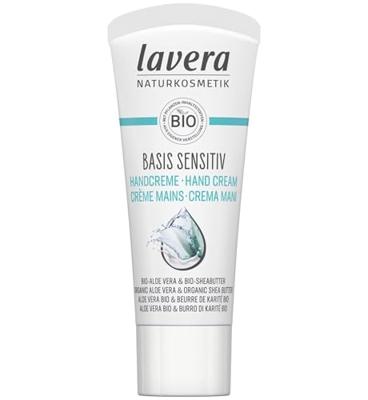 Lavera Basis sensitiv handcreme mini bio 20 Milliliter