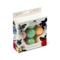 Beauty Cadeauset 9 Butterfly Meadows Mini Bruisballen - thumbnail