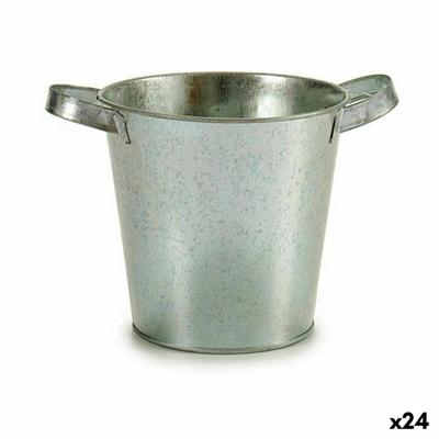 Grondlegger Ibergarden Zilverkleurig Zink Kubus 20 x 14 x 16,2 cm (24 Stuks)
