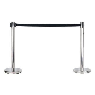 Showtec Afzetpaal met trekband 2m zilver